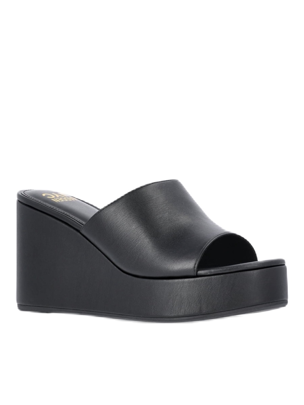 Madden NYC Black Platform Boho Wedge Slide on Sandals - Women's 11 - Picture 11 of 14
